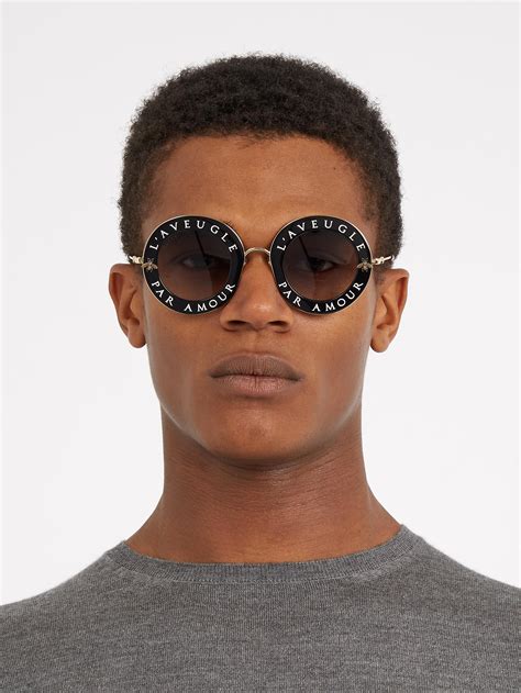 lunette gucci l'aveugle par amour homme|Market Research: Gucci’s “‘L’Aveugle Par Amour  .